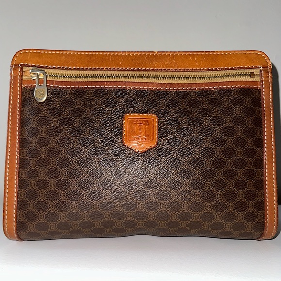 Celine Handbags - EUC Vintage Celine Macadam Clutch